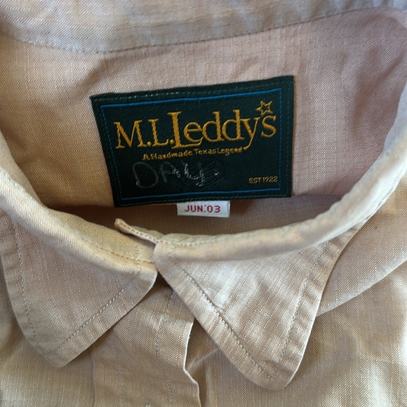 Women’s Vintage M.L. Leddy’s Custom Handmade Cotton Button Down Western Top‎ - Picture 8 of 8